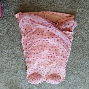 Superdown strapless mini dress